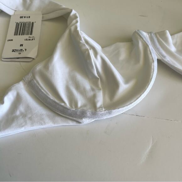 L*Space Tori Underwire Bikini Top WHITE - Picture 4 of 10